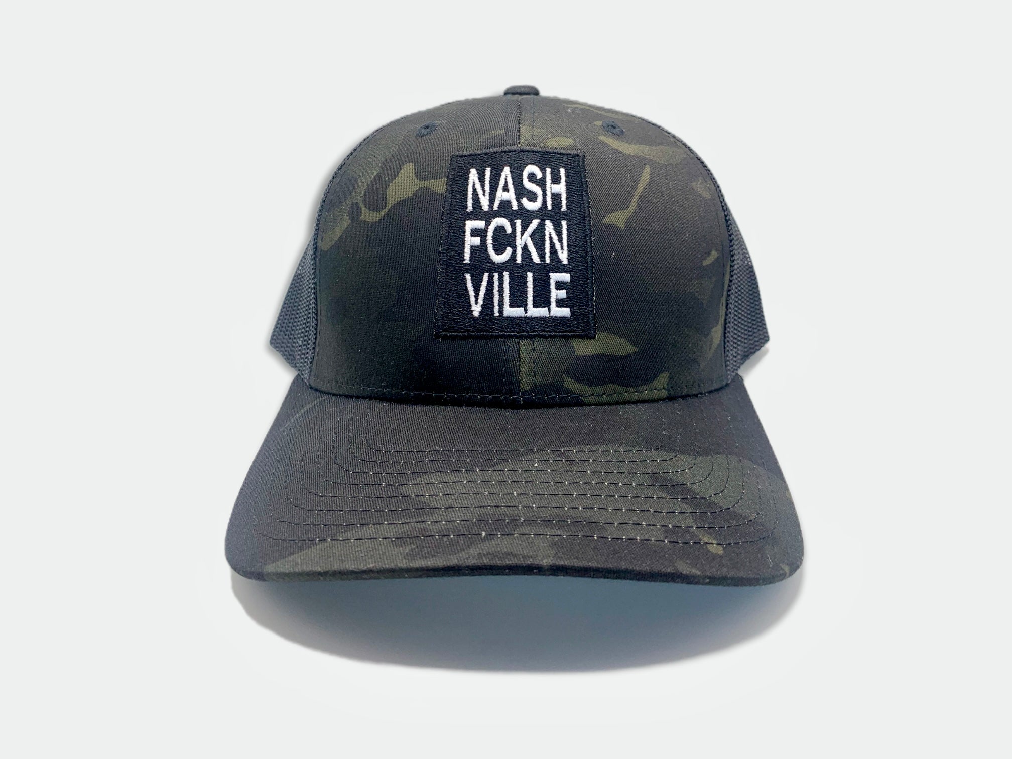 Blackout Camo Hat – Nashfcknville